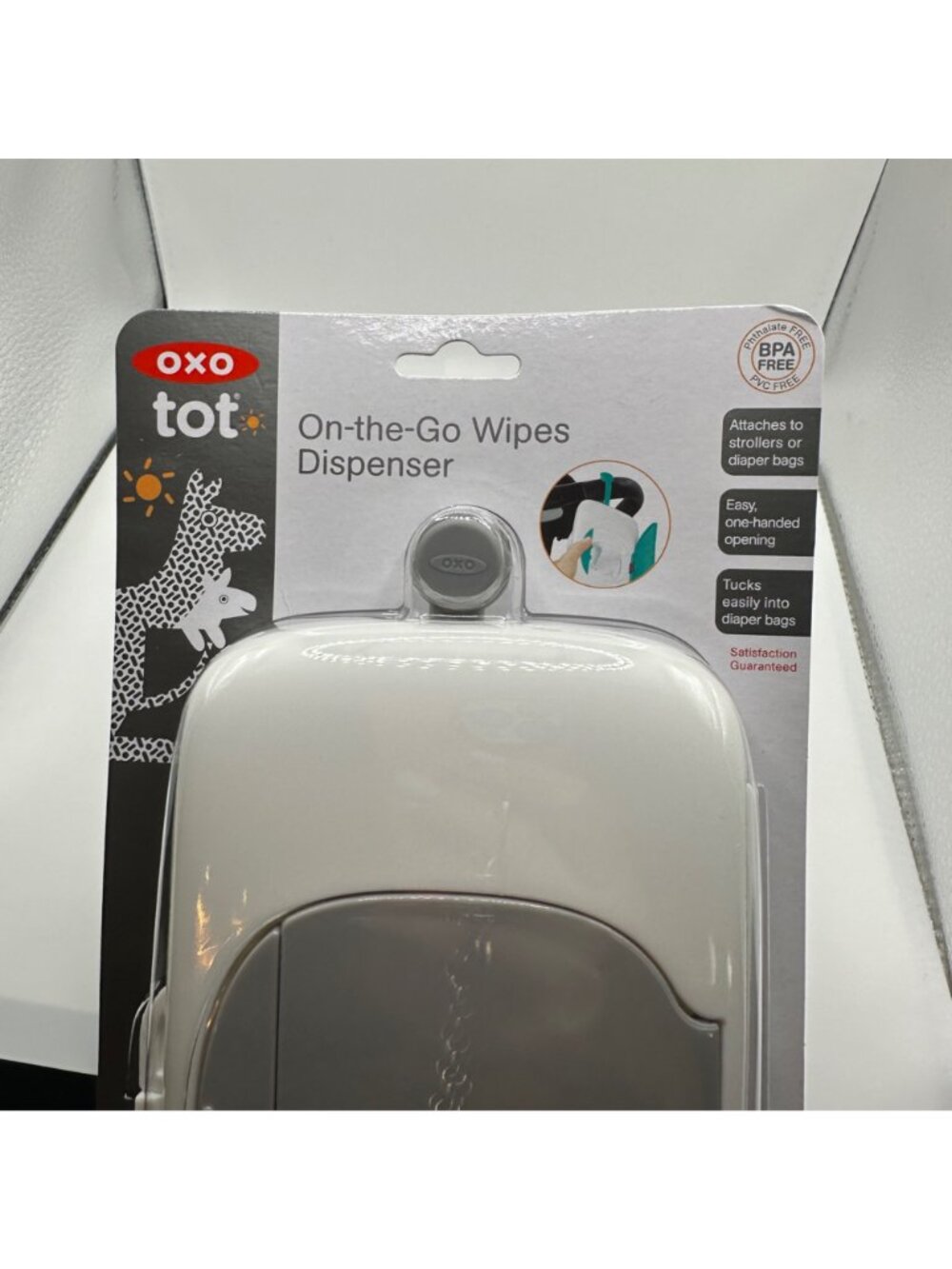 OXO Tot On-The-Go Wipes Dispenser Baby Toddler New in Box Shower Gift - Picture 2 of 4